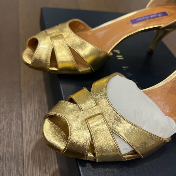 Ralph Lauren Collection Purple Label Nappa Heel 7 - Picture 7 of 9